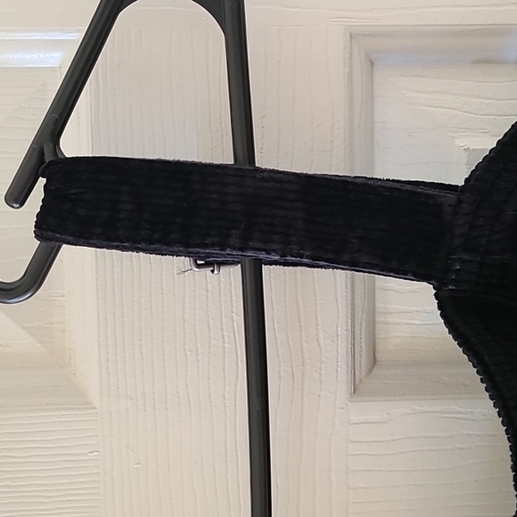 SO BRAND WOMENS JUNIOR PLUS SIZE BLACK CORDOROY JUMPER / PENAFORE DRESS SIZE XXL - Picture 3 of 16